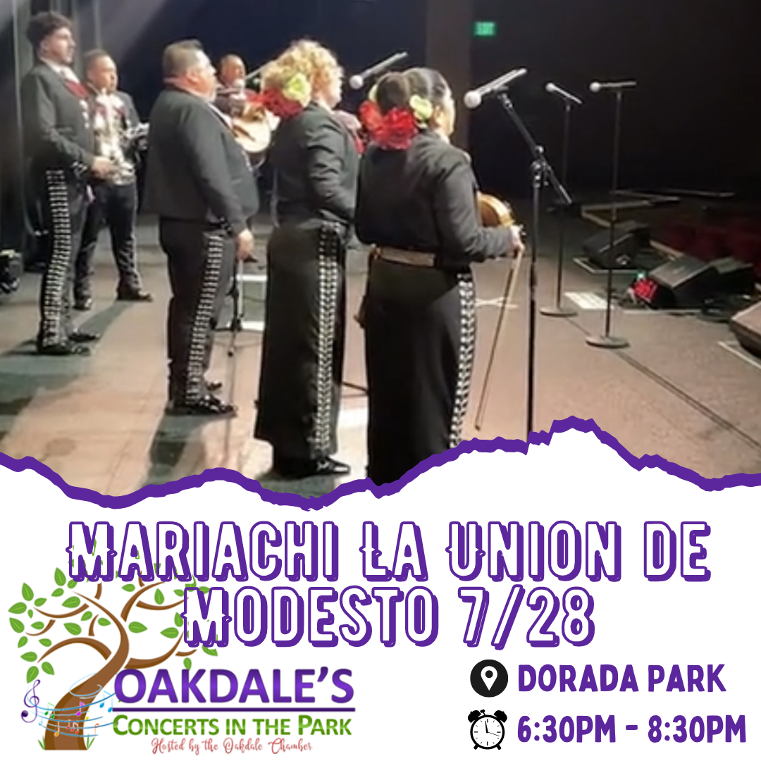 Mariachi La Union De Modesto Concerts in the Park Oakdale Events