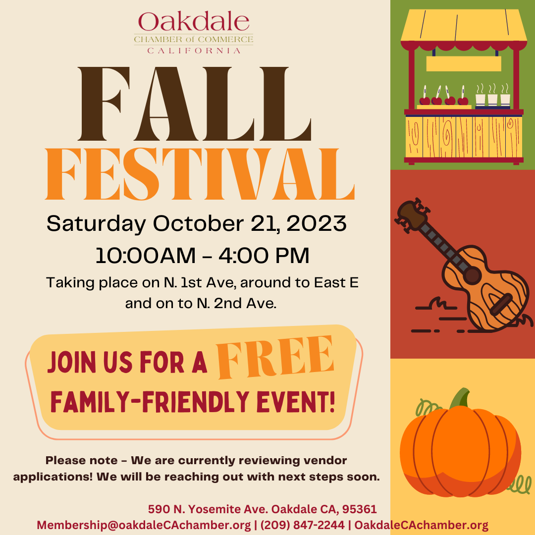 Fall Festival Oakdale Events Calendar